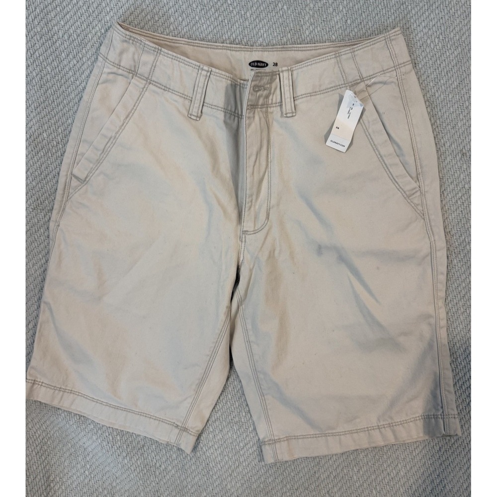Old Navy Men's 28 Chino Shorts Khaki NWT